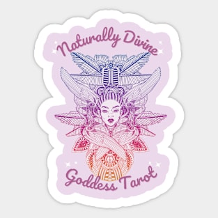 Naturally Divine Goddess Tarot Shirts Sticker